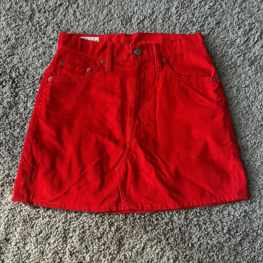 Levi’s Corduroy Mini Skirt